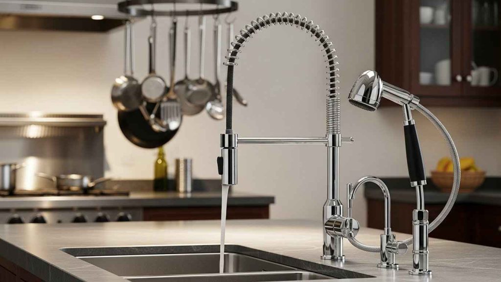 Professional-Style Pre-Rinse Faucets