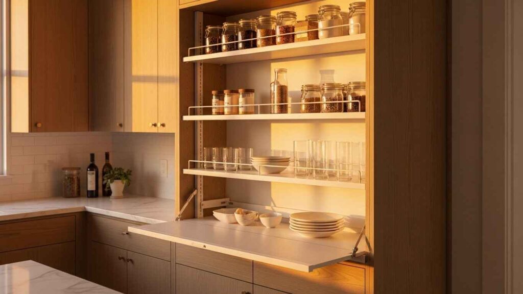 Pull-Down Shelving Systems