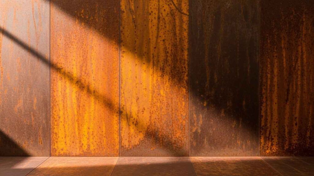 Raw Steel with a Rustic Patina