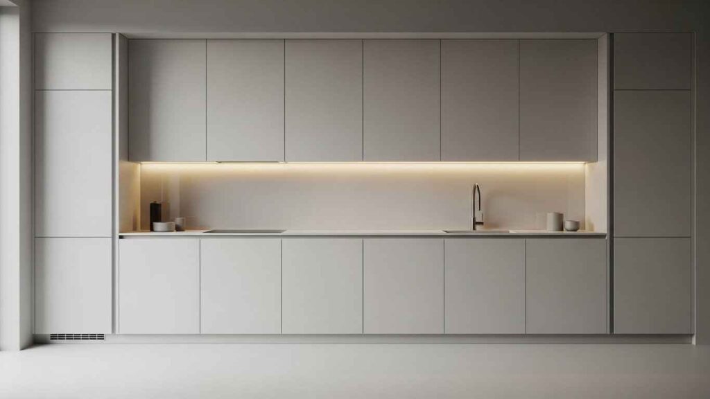 Recessed Finger Pulls for a Seamless Look