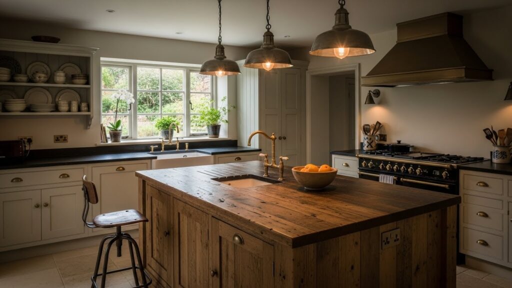 Reclaimed Wood Kitchen Islands