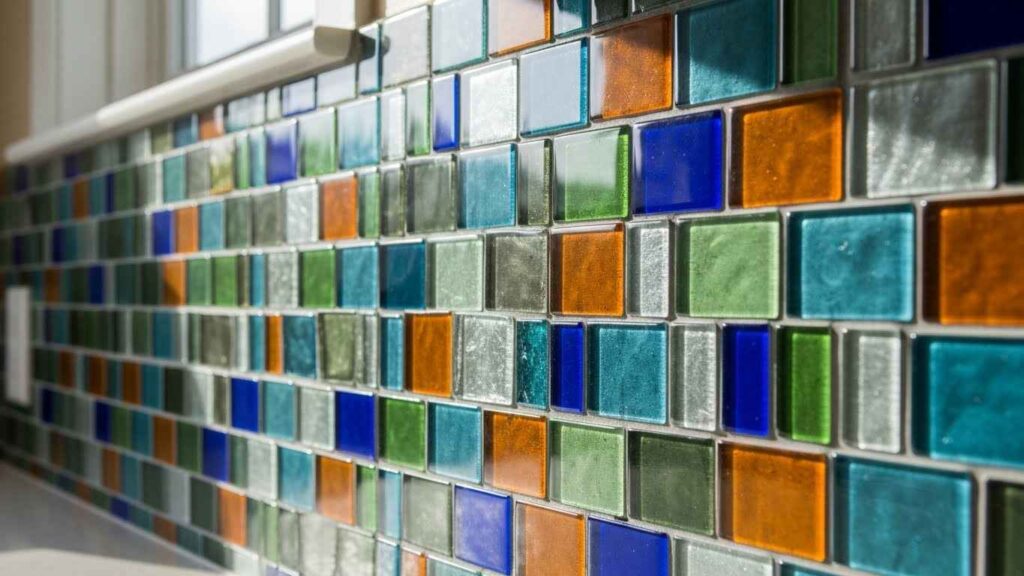 Recycled Glass Tile Backsplash