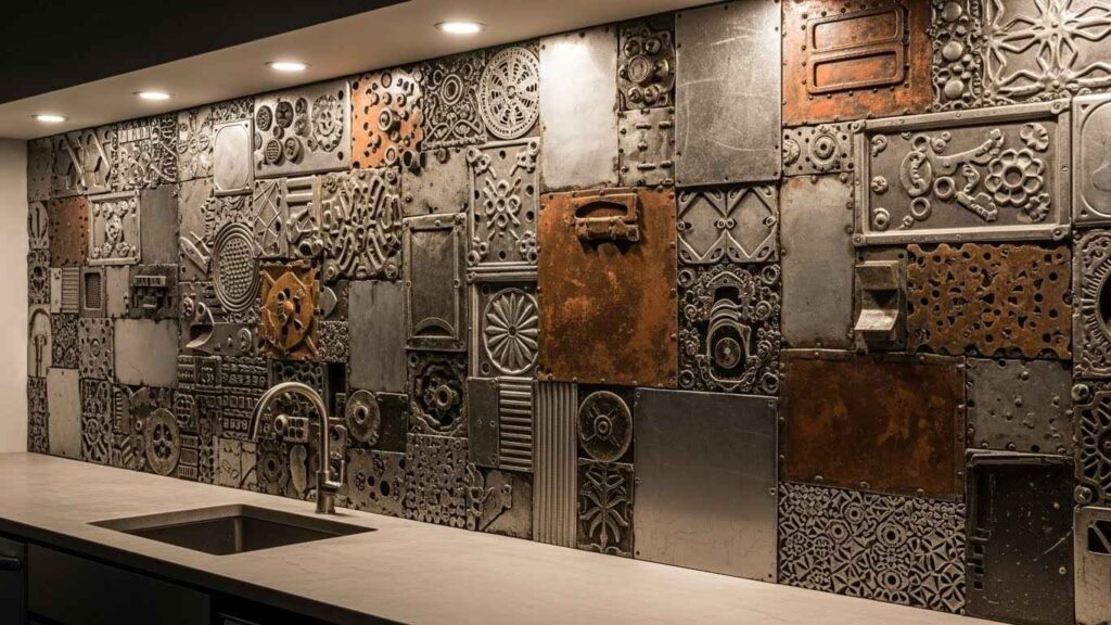 Recycled Metal Scrap Art