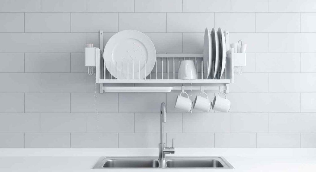Removable Wall-Mounted Dish Rack