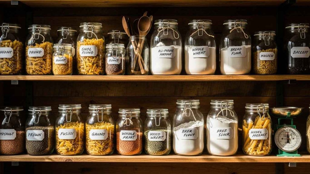 Repurpose Glass Jars for Storage