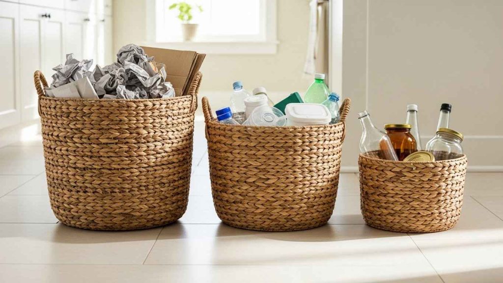 Repurposed Woven Basket Collection
