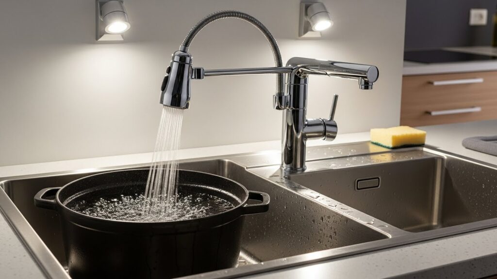 Retractable Kitchen Faucets