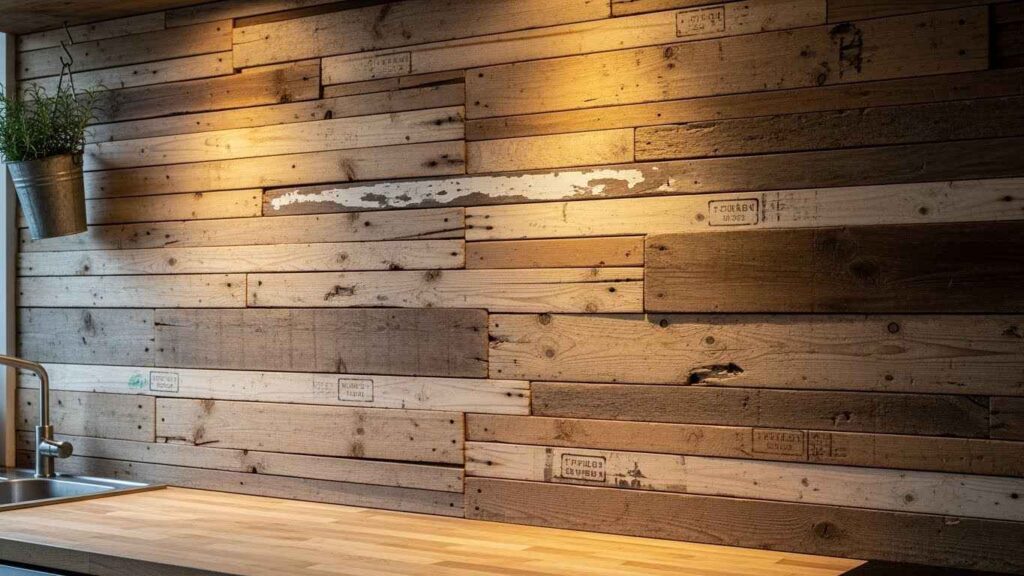 Reused Pallet Wood Planks