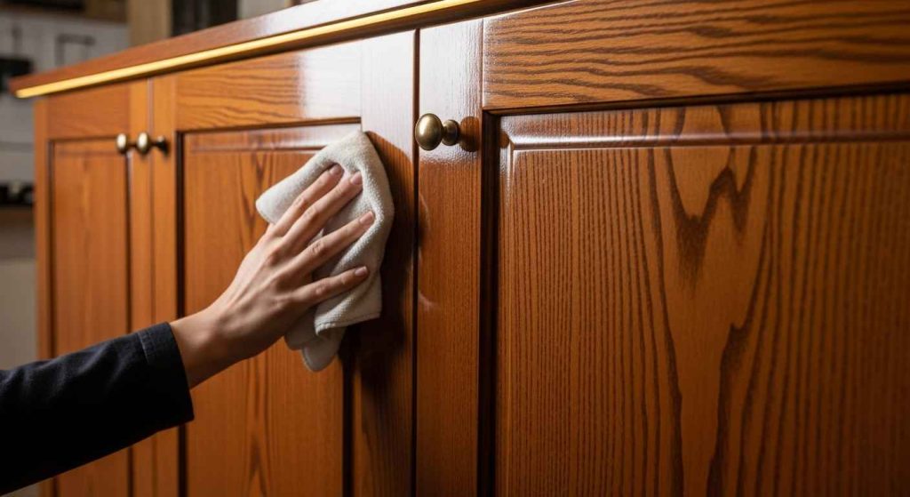 Revitalize Stained Wood Cabinets
