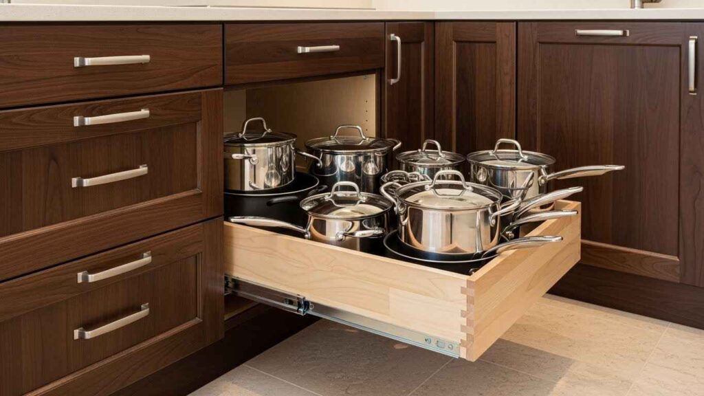 Roll-Out Trays for Deep Cabinets