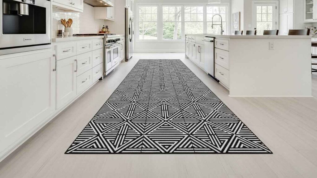 Roll Out a Chic Black and White Runner