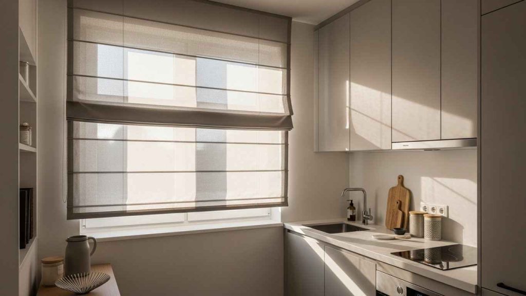 Roman Shades for a Streamlined Look