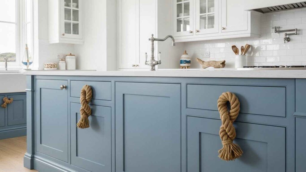 Rope-Inspired Pulls for Nautical Style