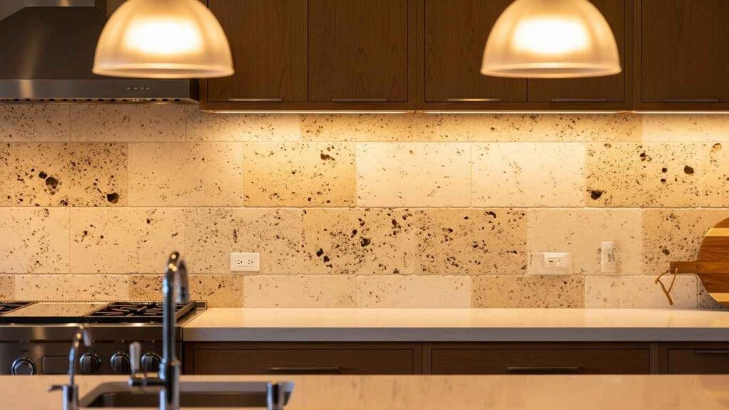 Rough-Cut Travertine Warmth