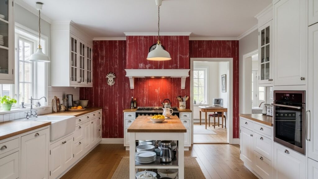 Rustic Charm with Barnwood Red