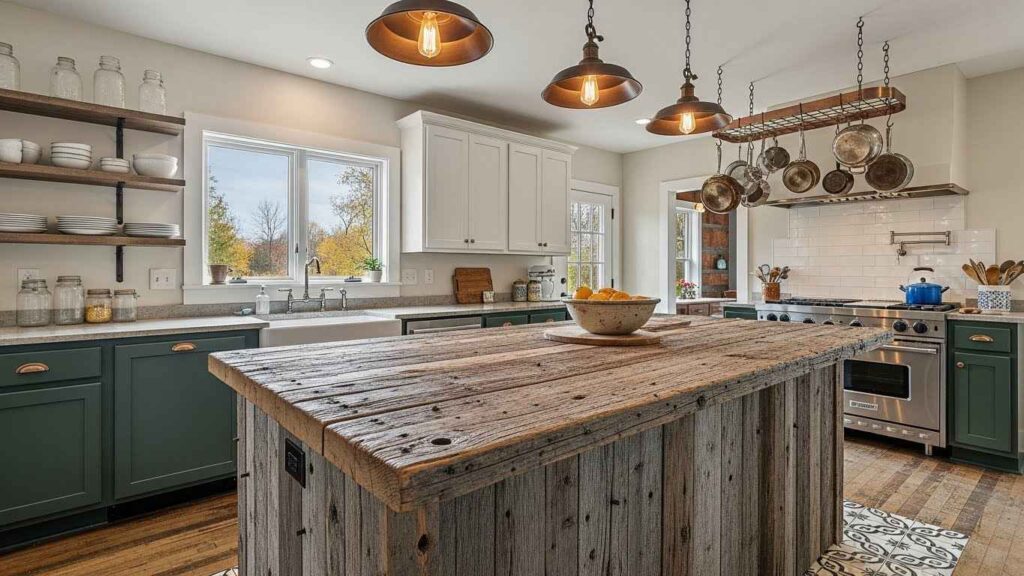 Rustic Reclaimed Wood Centerpiece