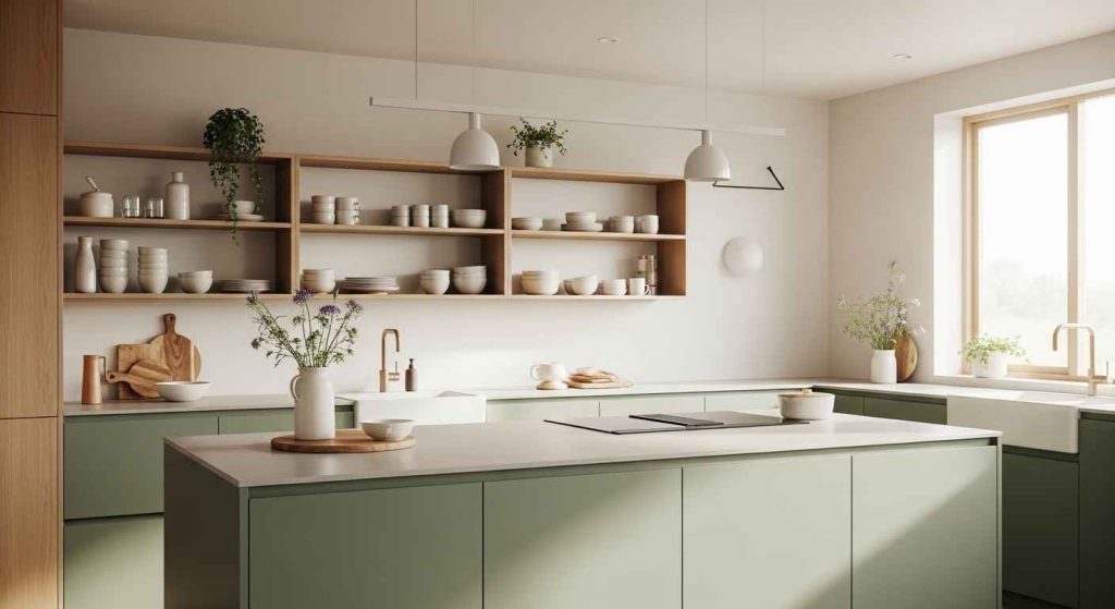 Sage Green for a Calming Ambiance