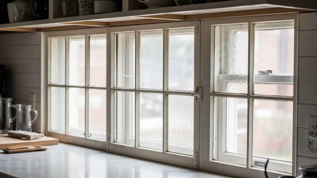 Salvaged Windowpane Inserts