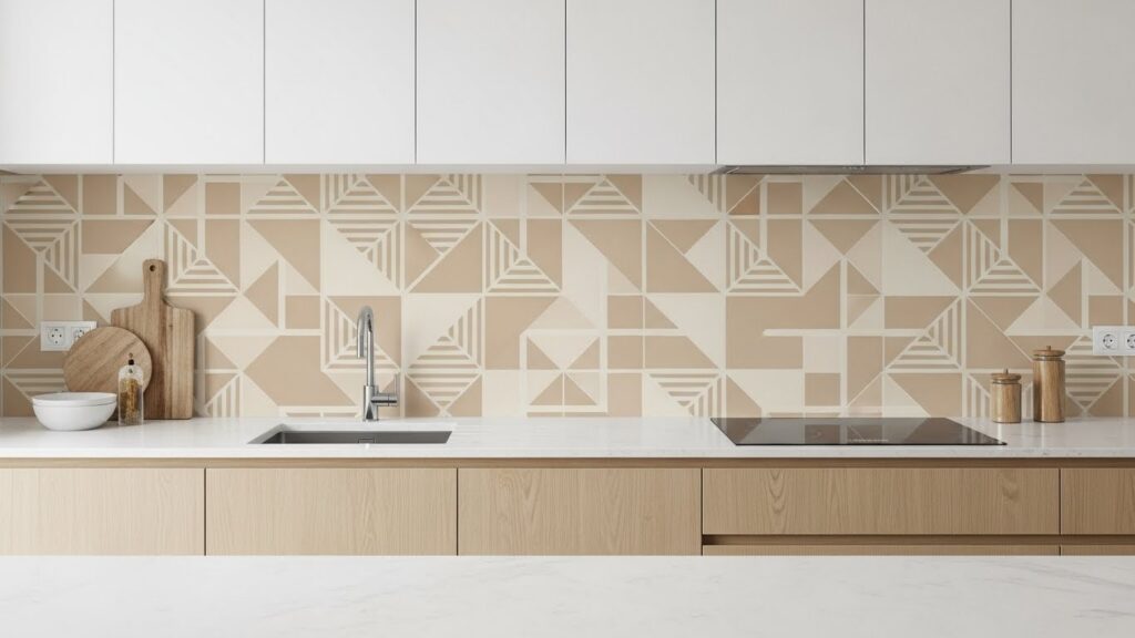 Sand-Toned Geometric Patterns