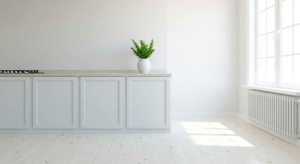 Scandinavian Simplicity with White Wood
