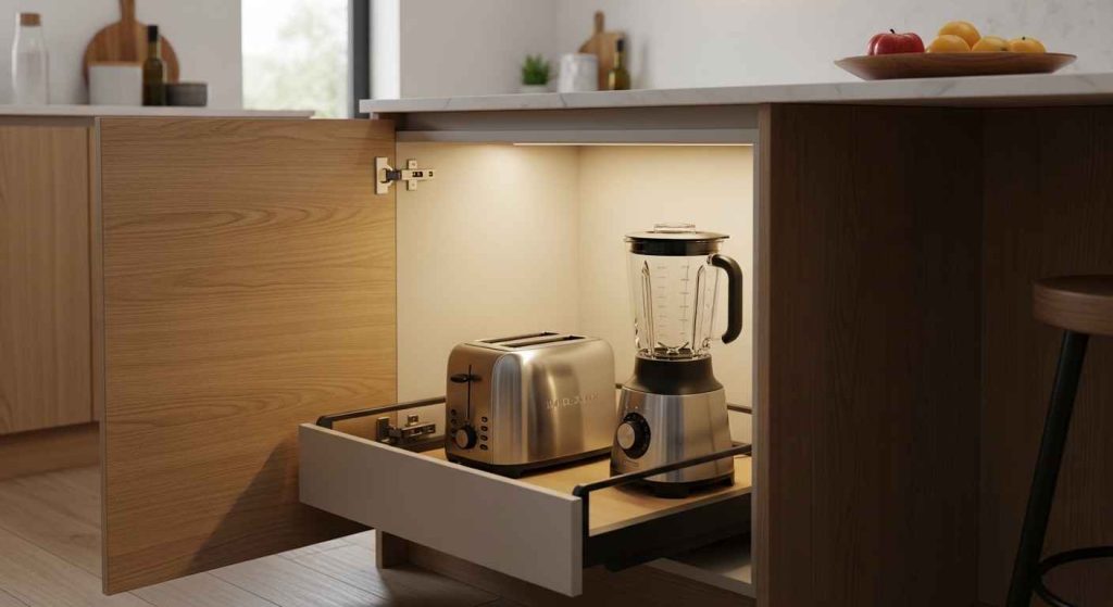 Secret Stash: Hidden Appliance Garages