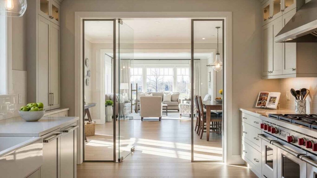 Select a Glass-Front Kitchen Door