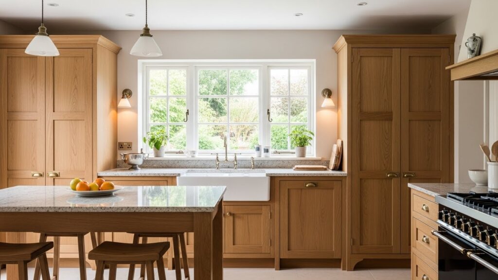 Shaker Style Tall Kitchen Cabinets