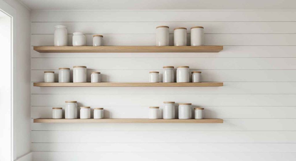 Shiplap Walls for Rustic Texture