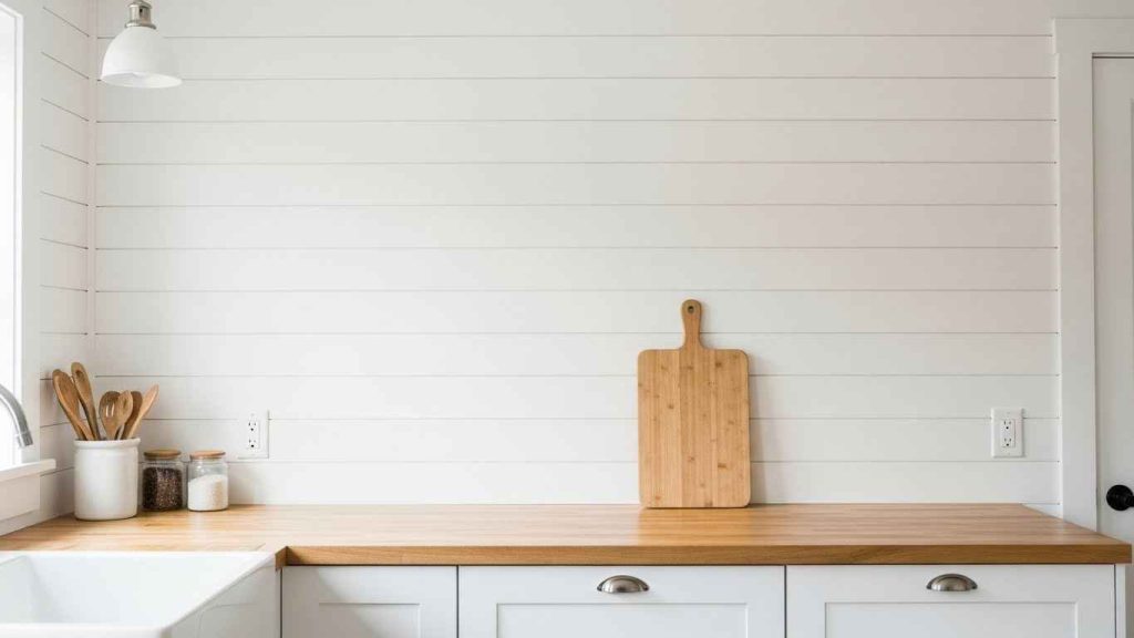 Shiplap Walls for Rustic Texture
