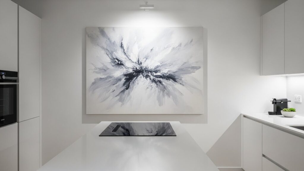 Showcasing a Single Oversized Art Piece