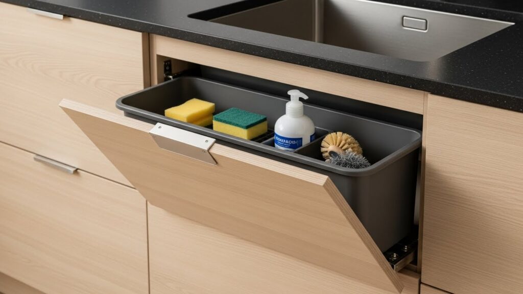 Sink Front Tip-Out Bins