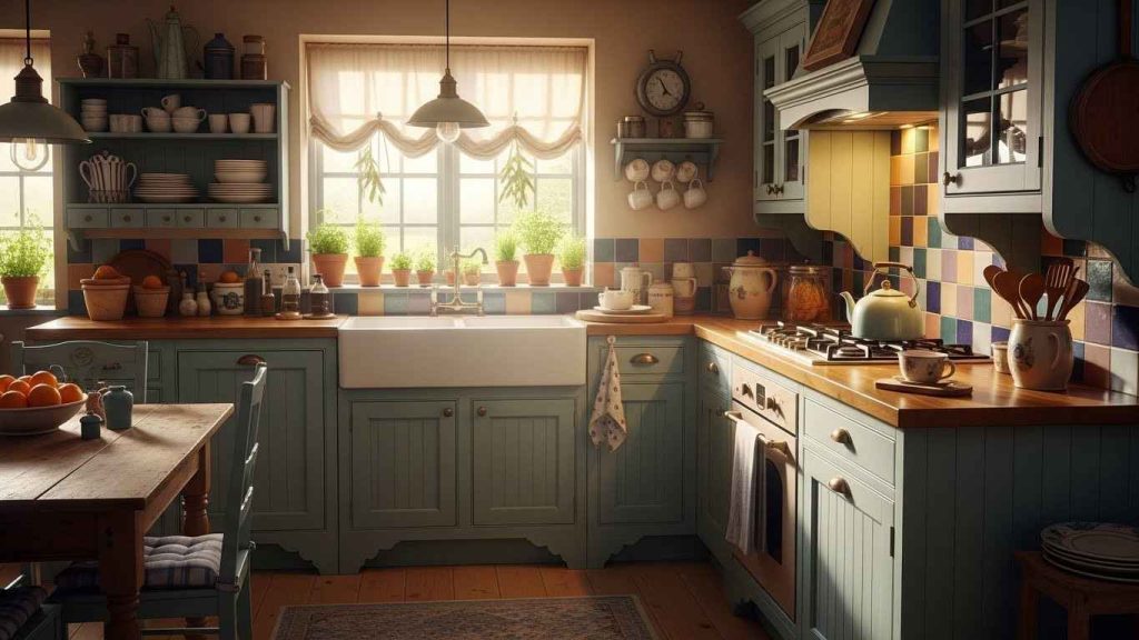 Slanted Hobbit-Style Cabinets
