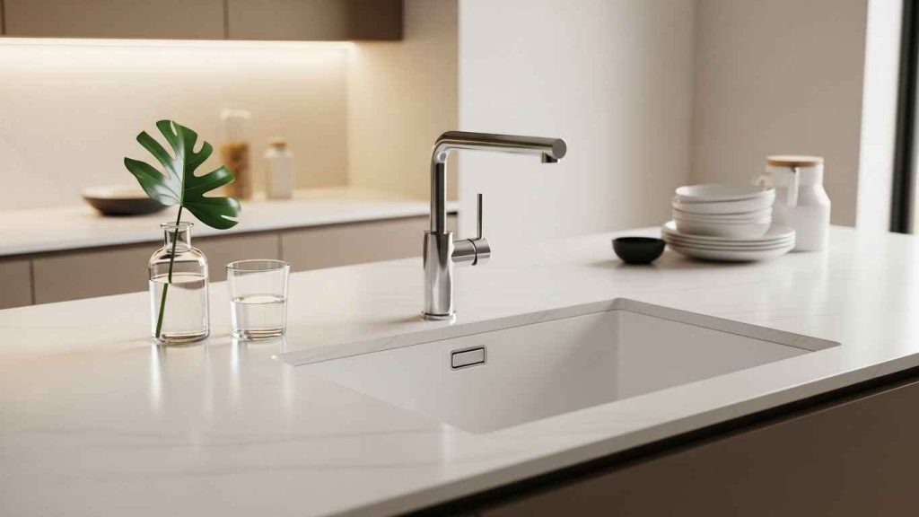 Sleek Integrated Sinks