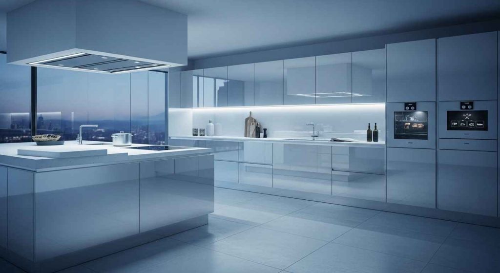 Sleek Silver Metallic Gloss