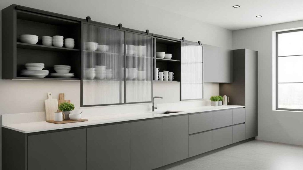 Sleek Sliding Cabinet Doors