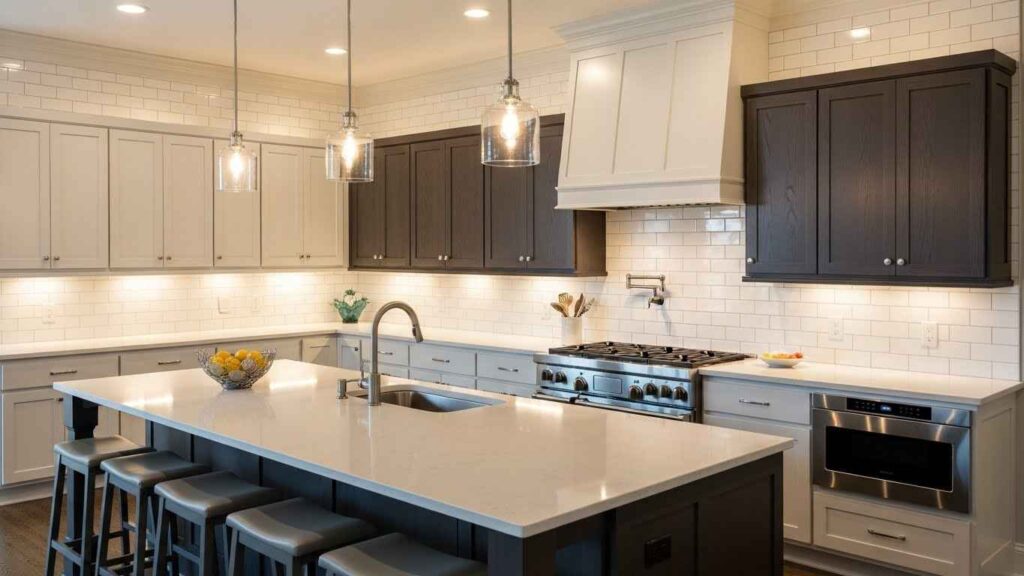Sleek Subway Tile Backsplash