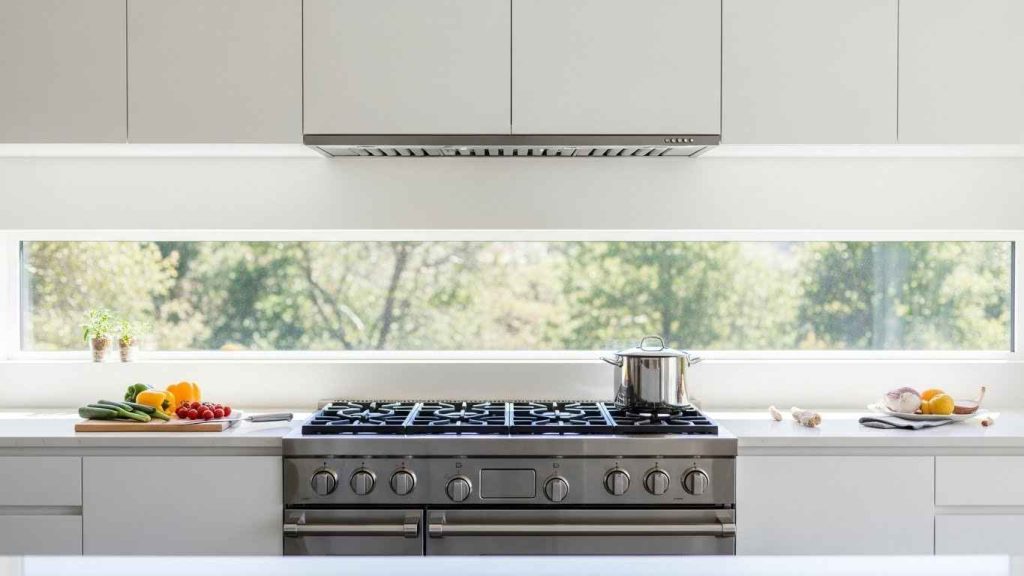 Sleek Window Over the Stove