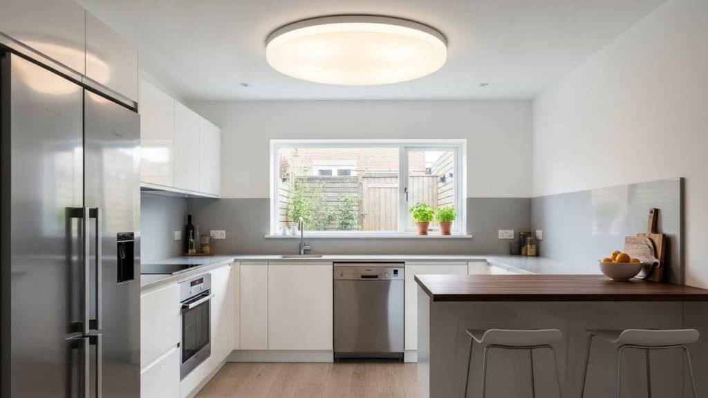 Sleek and Modern Flush Mounts