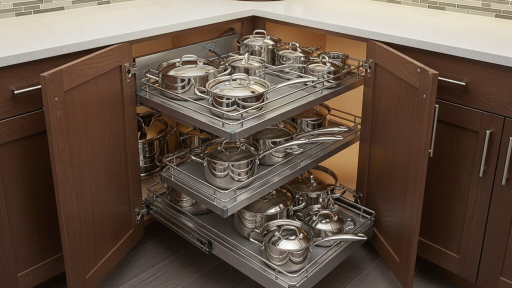 Slide-Out Corner Cabinet Solutions