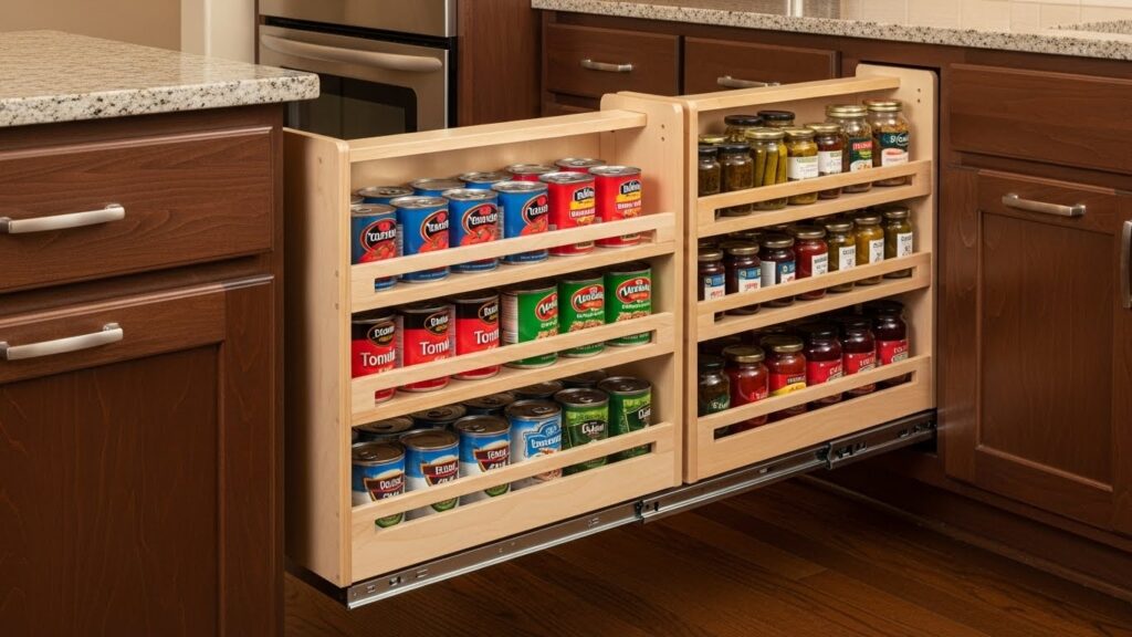 Slide-Out Organizers for Deep Cabinets