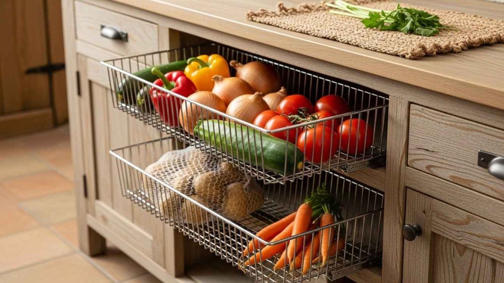 Sliding Cabinet Basket Systems
