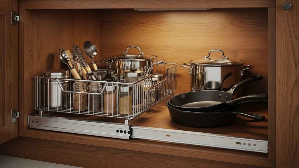 Sliding Cabinet Organizers