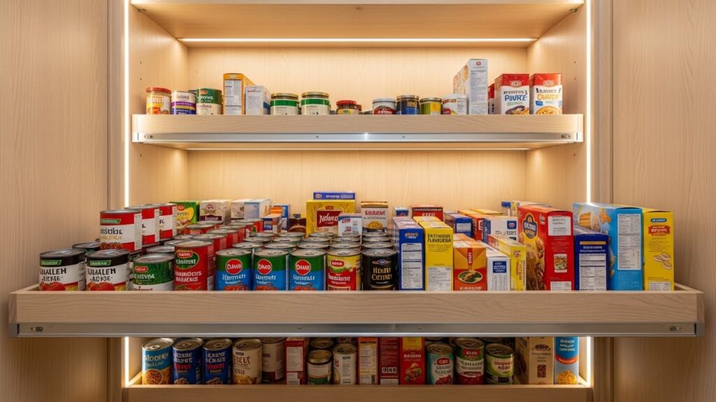 Sliding Pantry Shelf Inserts
