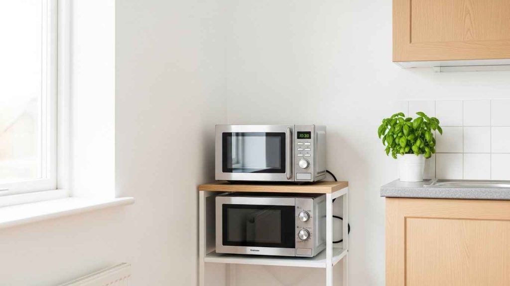 Slim Microwave in a Tight Corner