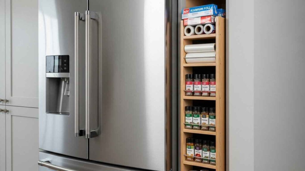 Slim Refrigerator Side Shelves
