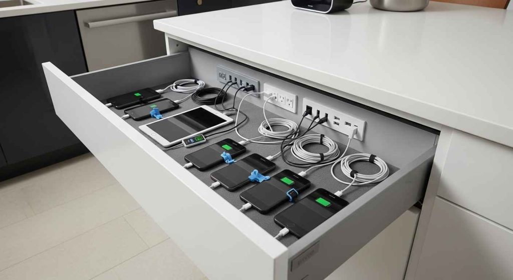 Smart Charging Station Drawers
