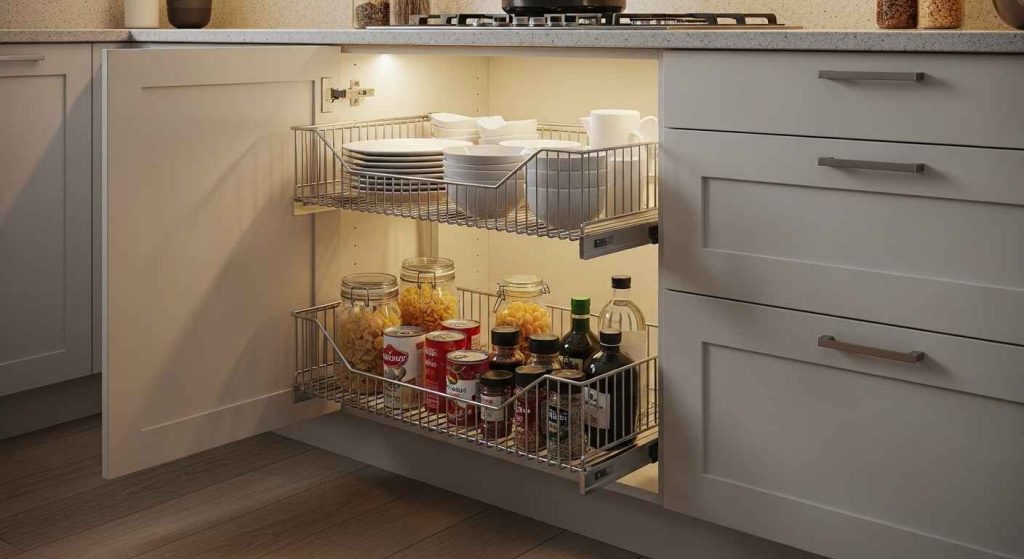 Smart Storage for a Compact Cooking Zone