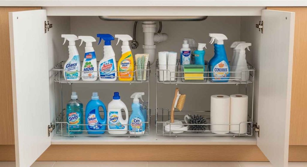 Smart Under-Sink Storage Organizers