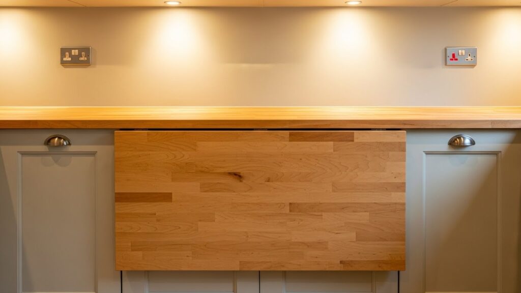 Space-Saving Drop-Leaf Countertops