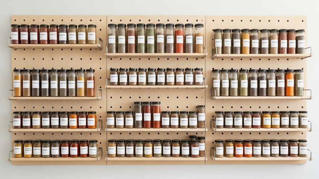 Spice Up Your Wall: Vertical Spice Racks